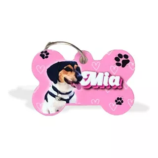 Placa Mascota Personalizada Perro O Gato Sublimado