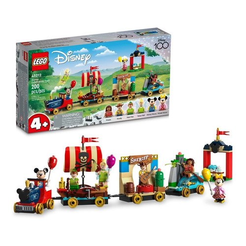 Kit De Construcción Lego Disney Tren De Homenaje 43212 3+