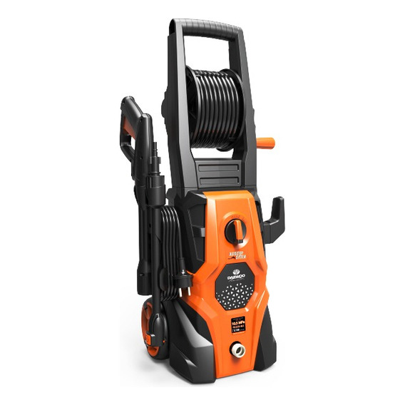 Hidrolavadora Alta Presión Daewoo 2000 Psi Accesorios 1600w Color Negro/Naranja Frecuencia 50Hz