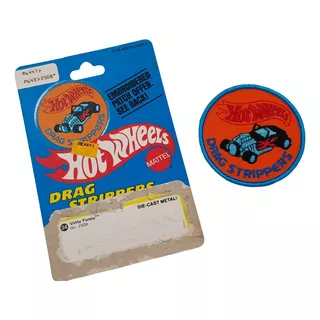 Hot Wheels Drag Strippers Parche Y Tarjeta De 1977