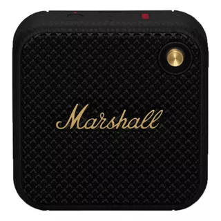 Parlante Portátil Bluetooth Marshall Willen Black And Brass