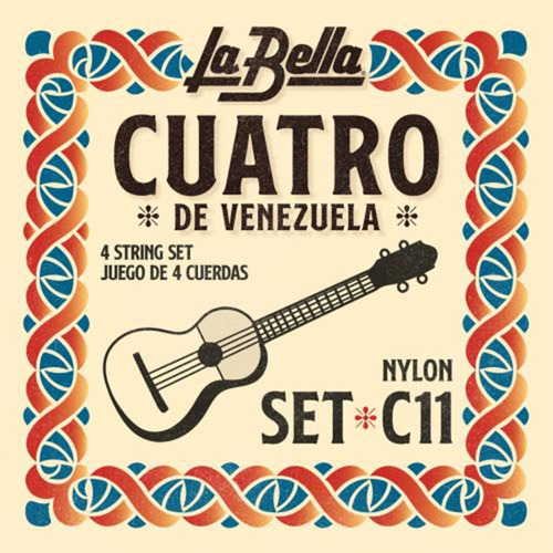 Encordado La Bella C11 De Cuatro Venezolano 4 Cuerdas Nylon