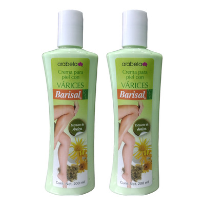 Kit 2pz Crema Barisal Para Pies Con Varices Arnica Arabela