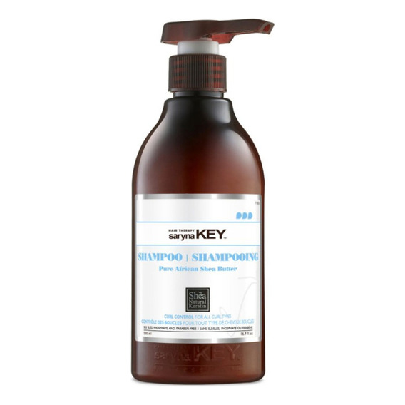  Shampoo Para Cabello Rizado Sin Sulfato Saryna Key 500 Ml