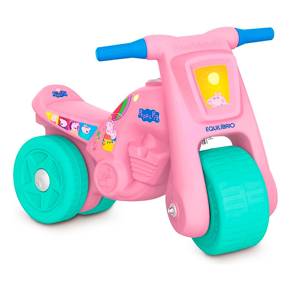 Moto Peppa Pig Rueda Ancha C/ Sonido Buggy Triciclo - El Rey