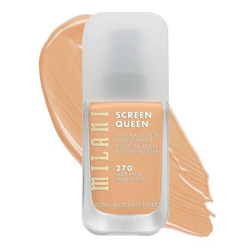 Base de maquillaje en espeso Milani Foundation SCREEN QUEEN FOUNDATION tono 270 nude sand - 1floz 28.34g