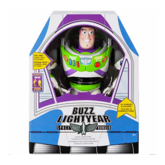 Buzz Lightyear Figura De Acción Original De Disney Store