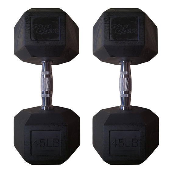 Par De Mancuernas 45 Lbs Dumbells Crossfit Gym Wod Pro