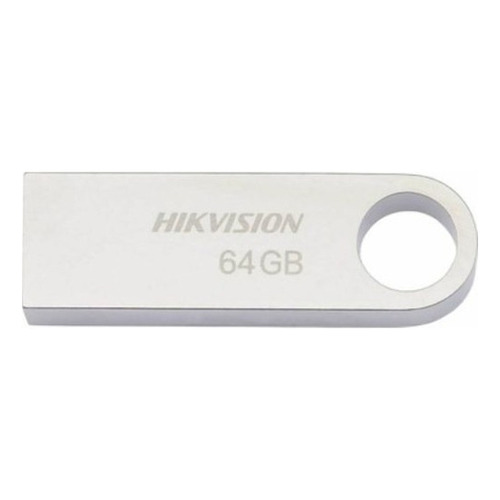 Pendrive Hikvision Hs-usb-m200 64gb 2.0 Plateado Color Gris Liso