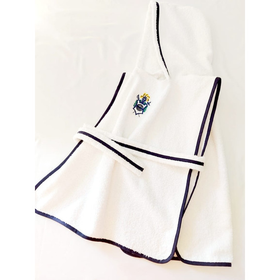 Bata Poncho Toalla Algodón Gimnasia Chacarita Talle 2,4,6,8