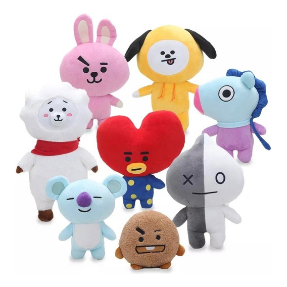 Peluche Banda Bangtan Boys Bts Bt21 Importado X Unidad