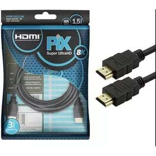 Cabo Hdmi 1,5m 2.1 8k 018-1015 Ultra Hd Hdr 48gbps Chip Sce