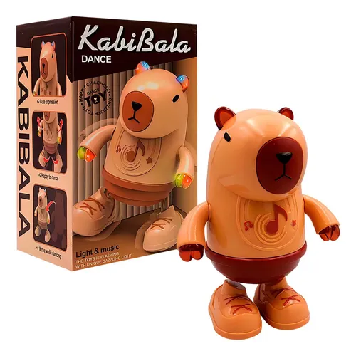Figura Robot Capibara Con Partes Móviles Y Base Magnética – Juguete De Construcción Portátil De 9x9.5x11.5 Cm, Decoración De Escritorio Y Compañero Antiestrés Para Niños Y Adultos