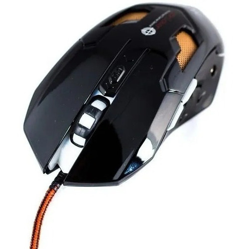 Mouse Gamer 3dfx Stricker 6 Botones 4000 Dpi Negro