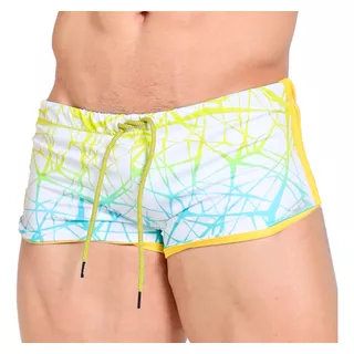 Traje De Baño Boxer Estampado Short Corto De Playa O Alberca