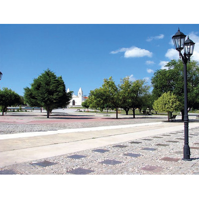 Farola Clasica Columna Aluminio Apto Led 8571 Fw 