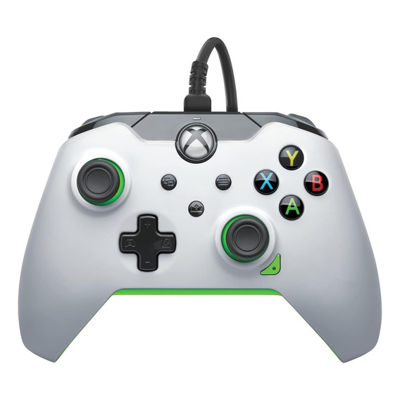 Control Joystick Xbox Series X|s & Pc Verde Neon Blanco Usb