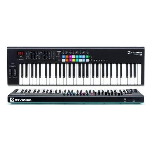 Teclado Midi Usb Novation Launchkey 61 Teclas Mk3 Color Negro