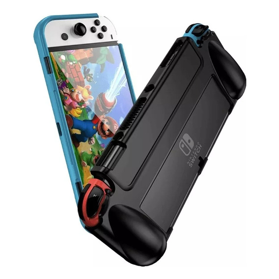 Carcasa Grip Funda Goma Tpu Compatible Nintendo Switch Oled