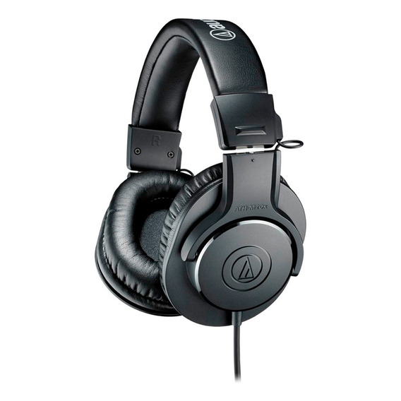 Auriculares Audio-technica Profesionales Ath-m20x, color negro