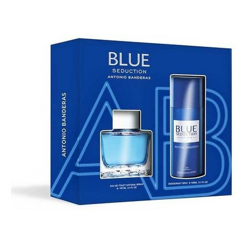 Set Blue Seduction Banderas 2pz 100ml Edt Spray