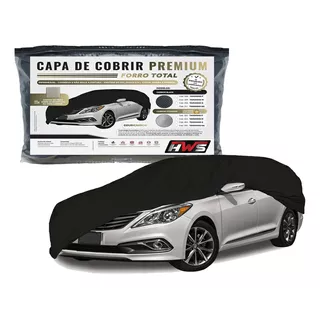 Capa Pra Carro Marca Hws Premium Forro Total Carbon Black Gg