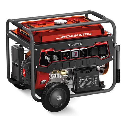 Generador portátil Daihatsu GE7500E 6500W monofásico con tecnología No Aplica 220V