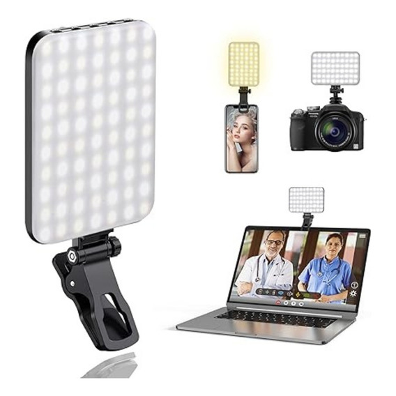 Luz Led Recargable Selfie Led, Portátil 3 Modos De Luz.