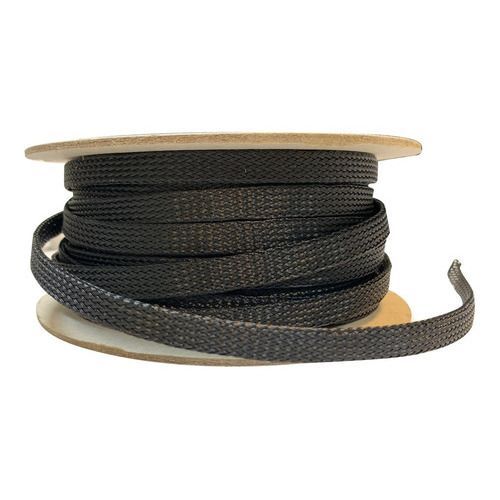 Cubre Cables Piel De Serpiente Expandible 30 Metros 1/2 Color Negro