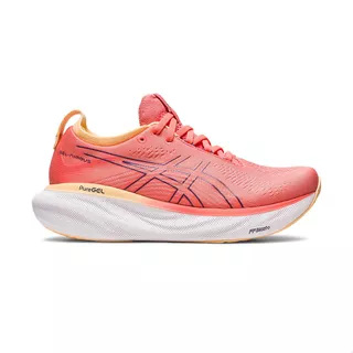 Tenis Asics Gel-nimbus 25 Color Papaya/dusty Purple - Adulto 7.5 Us