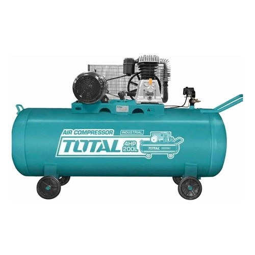 Compresor de aire eléctrico portátil Total Industrial TC1402002 200L 3kW 220V - 240V 50Hz turquesa