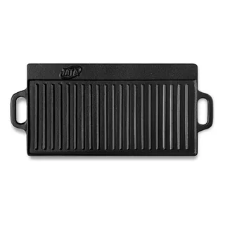 Chapa Grill De Ferro Fundido Reversível 8320 51 Cm Preto Mta