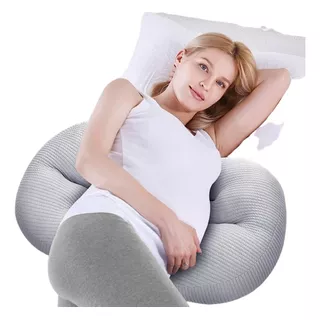 Almohada Embarazo Soporte Barriga Forro Terciopelo