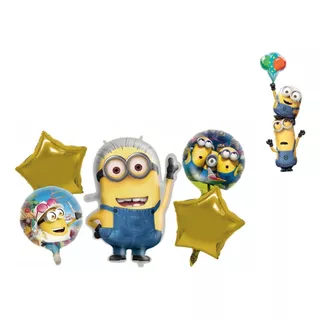 Kit Globos Despicable Me Minion Decoracion Cumpleaños Fiesta