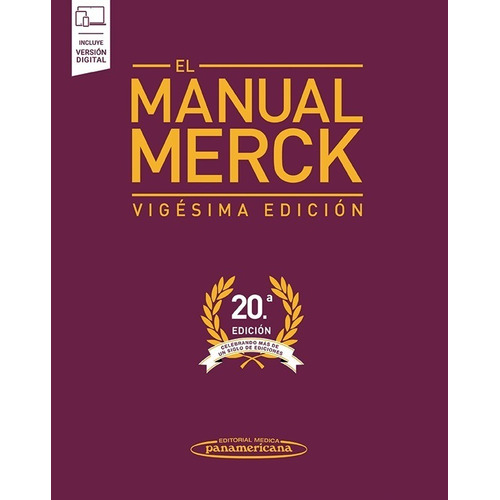 El Manual Merck 20 Edición Y Original