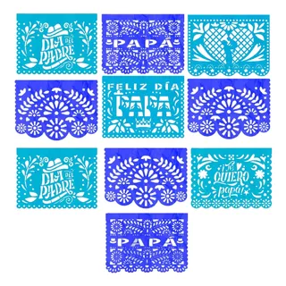 Papel Picado - Guirnalda Decorativa Día Del Padre