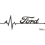 Calco Ford En Mi Sangre 20 X 7 Cm - Graficastuning 