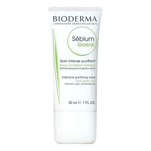 Tratamiento Bioderma Sebium Global Pieles Acneicas 30ml Tipo De Piel Grasa