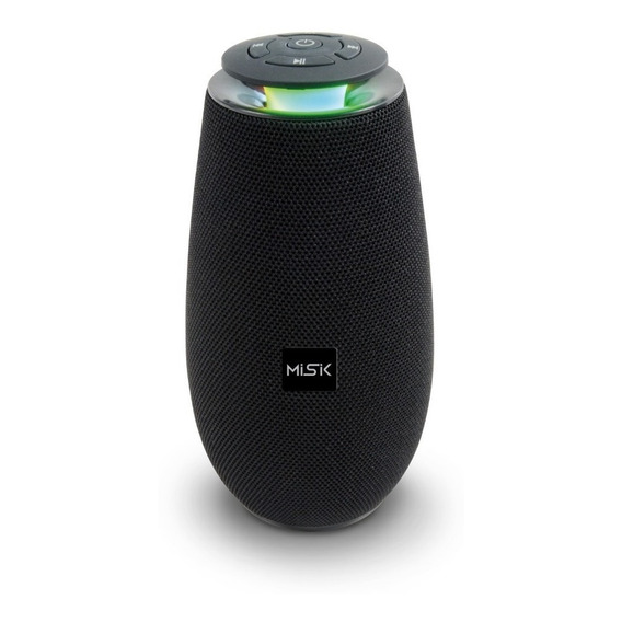 Misik - Bocina Bluetooth Portatil - Luces Led - Usb, Sd Y Fm