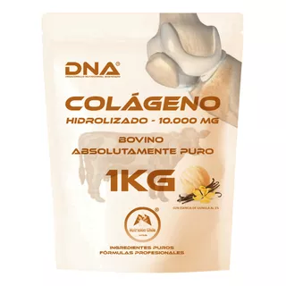 Colágeno Bovino D N A® - Sabor Vainilla - Recarga - 1 Kilo