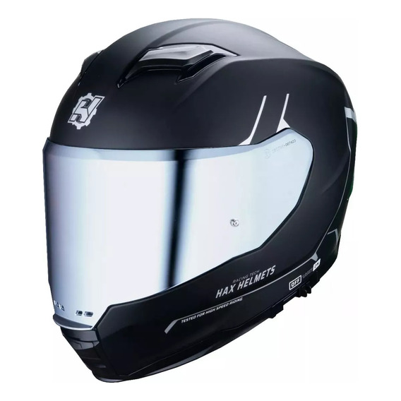 Casco Moto Hax Force Certificación Ecer2206 Cierre Magnético