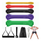 Ligas Resistencia 5 Bandas Elastica Pull Up Entrena En Casa