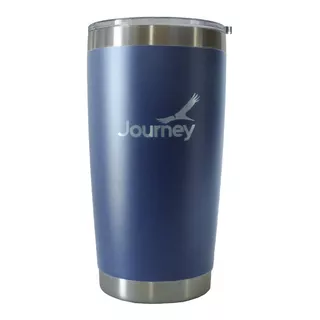 Vaso Térmico Acero Inoxidable Doble Capa Journey Draft Color Azul