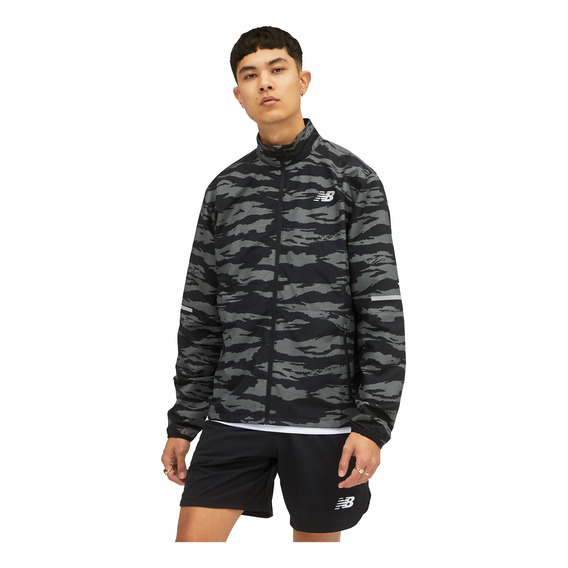 Campera New Balance De Hombre-reflective Acceler-mj03213bm