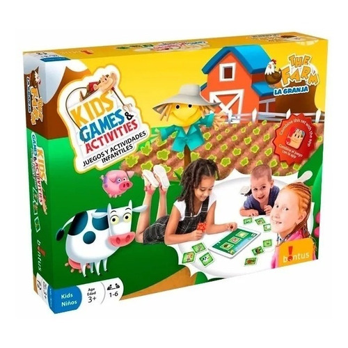 Kids Games - Juegos Infantiles Bilingues - La Granja + App 