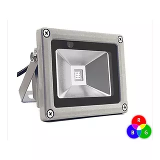 Reflector Led 20w Rgb Ultra Delgado Ip65 Moderno Ahorrador