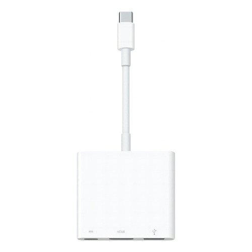 Cable usb tipo c Apple MUF82AM/A blanco con entrada USB Tipo C salida USB Tipo C, HDMI, USB