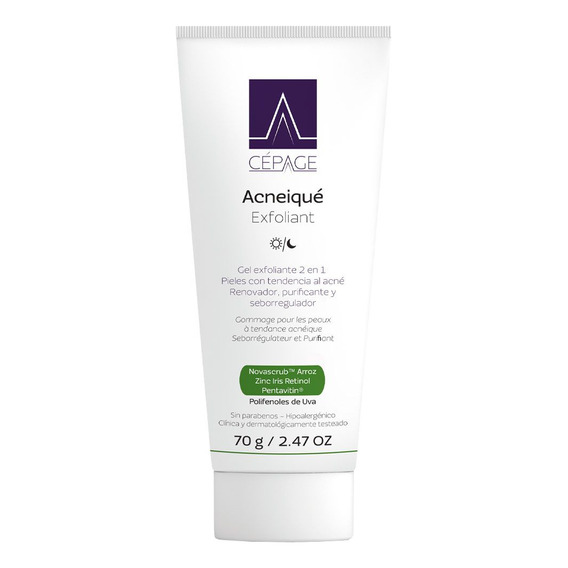 Cepage Acneique Gel Exfoliante 70 Gr Pieles Acneicas Grasas