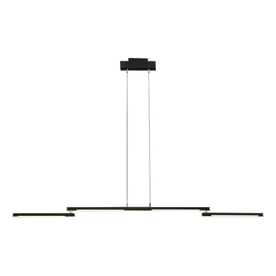 Lampara Colgante Led Moderna Movil Articulada 530 Negro 