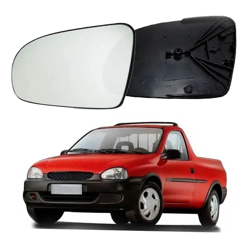 Lente Retrovisor Direito Corsa Picape 1.6 1997 A 2003